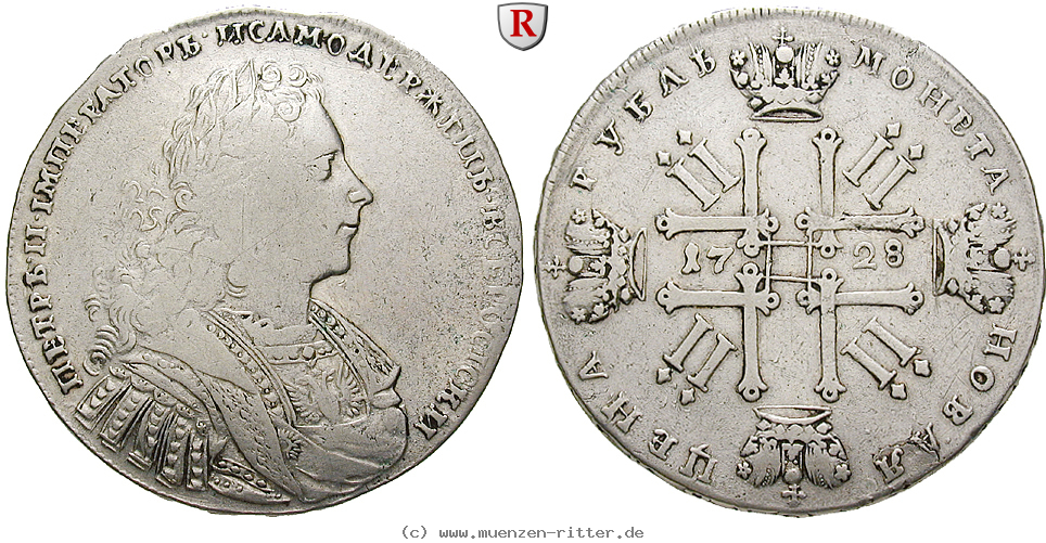 russland-peter-ii-rubel/82503.jpg