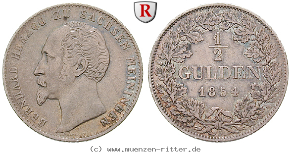Klicken Sie auf das Bild um es auf Ihrem Rechner zu speichern sachsen-bernhard-erich-freund-1-2-gulden/73276.jpg