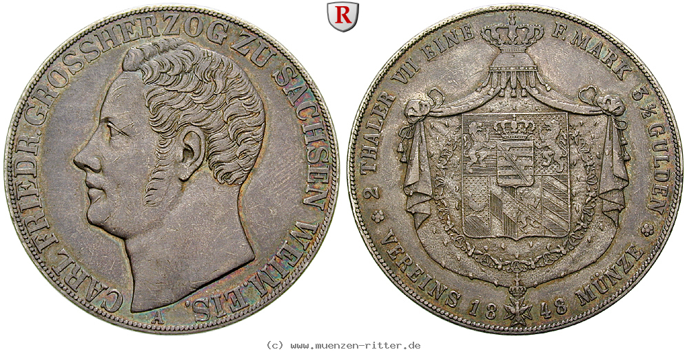 Klicken Sie auf das Bild um es auf Ihrem Rechner zu speichern sachsen-carl-friedrich-vereinsdoppeltaler/94073.jpg