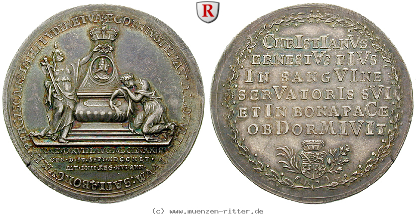 Klicken Sie auf das Bild um es auf Ihrem Rechner zu speichern sachsen-christian-ernst-und-franz-josias-silbermedaille/73043.jpg
