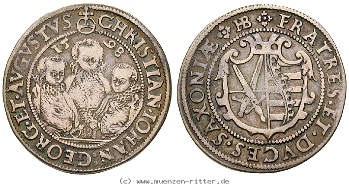 Klicken Sie auf das Bild um es auf Ihrem Rechner zu speichern sachsen-christian-ii--johann-georg-august-unter-vormundschaft-1-4-taler/12861.jpg