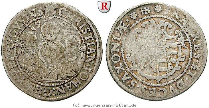 Klicken Sie auf das Bild um es auf Ihrem Rechner zu speichern sachsen-christian-ii--johann-georg-august-unter-vormundschaft-1-4-taler/71356.jpg