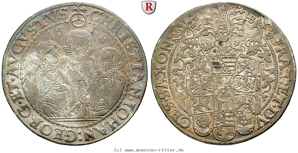 Klicken Sie auf das Bild um es auf Ihrem Rechner zu speichern sachsen-christian-ii--johann-georg-august-unter-vormundschaft-reichstaler/15785.jpg