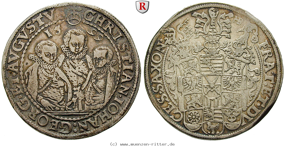 Klicken Sie auf das Bild um es auf Ihrem Rechner zu speichern sachsen-christian-ii--johann-georg-august-unter-vormundschaft-reichstaler/91242.jpg