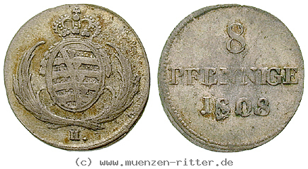 Klicken Sie auf das Bild um es auf Ihrem Rechner zu speichern sachsen-friedrich-august-i-8-pfennig/48436.jpg