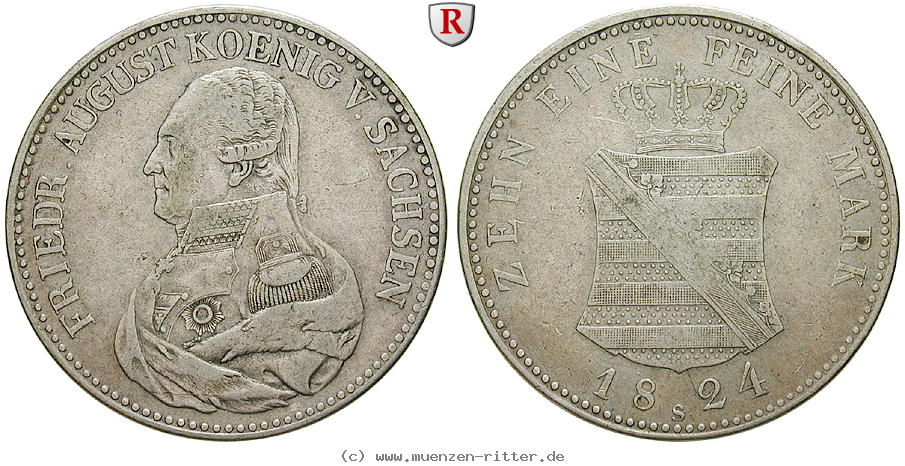 Klicken Sie auf das Bild um es auf Ihrem Rechner zu speichern sachsen-friedrich-august-i-konventionstaler/84297.jpg