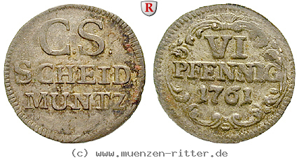 Klicken Sie auf das Bild um es auf Ihrem Rechner zu speichern sachsen-friedrich-august-ii-6-pfennig/89245.jpg