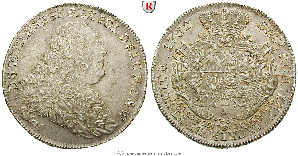 Klicken Sie auf das Bild um es auf Ihrem Rechner zu speichern sachsen-friedrich-august-ii-ausbeutevereinstaler/54212.jpg