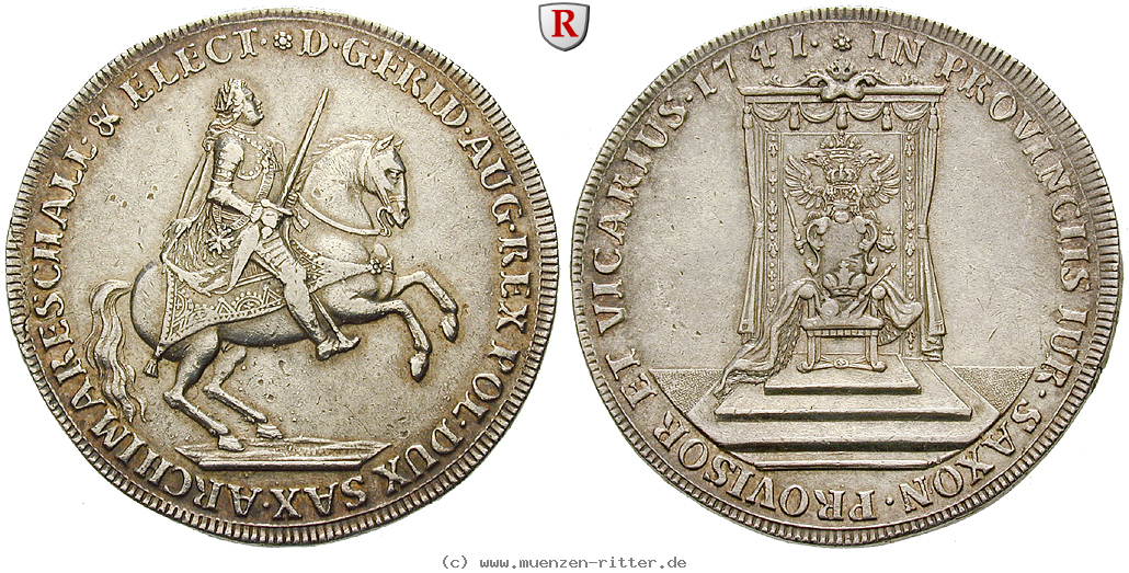 Klicken Sie auf das Bild um es auf Ihrem Rechner zu speichern sachsen-friedrich-august-ii-reichstaler/54403.jpg