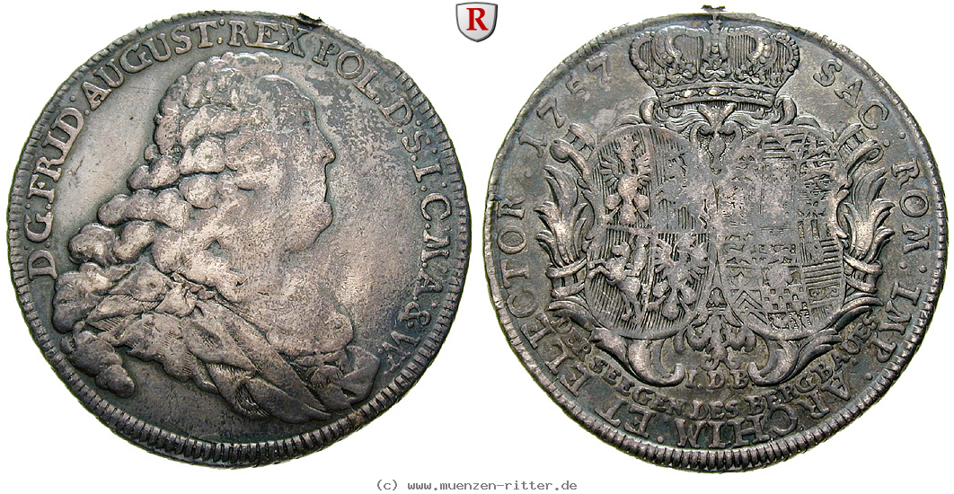 Klicken Sie auf das Bild um es auf Ihrem Rechner zu speichern sachsen-friedrich-august-ii-taler/60568.jpg