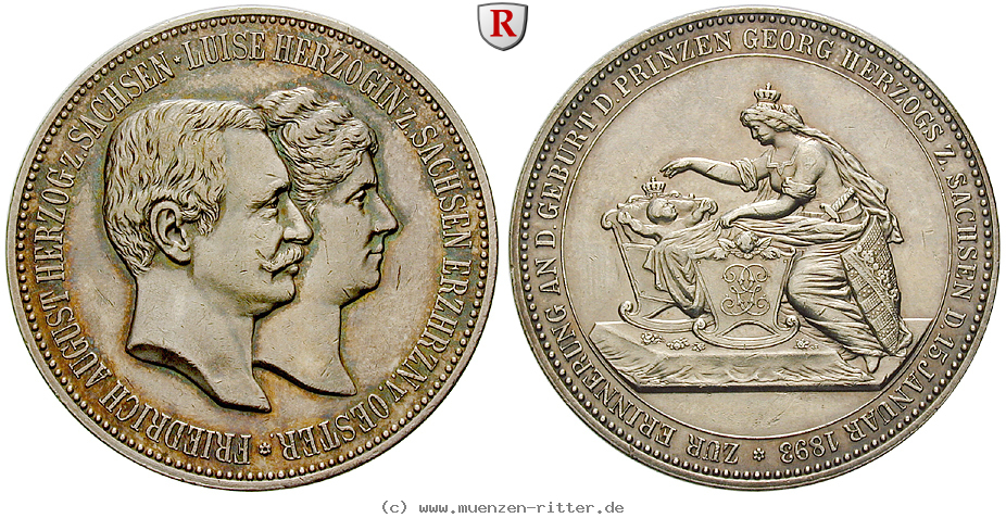 Klicken Sie auf das Bild um es auf Ihrem Rechner zu speichern sachsen-friedrich-august-iii-silbermedaille/52807.jpg