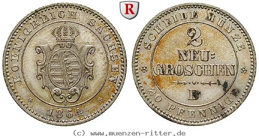 Klicken Sie auf das Bild um es auf Ihrem Rechner zu speichern sachsen-johann-2-neugroschen/34454.jpg