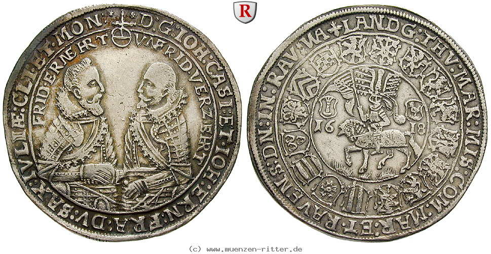 Klicken Sie auf das Bild um es auf Ihrem Rechner zu speichern sachsen-johann-casimir-und-johann-ernst-taler/72687.jpg