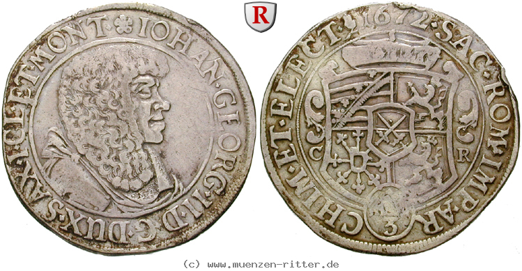 Klicken Sie auf das Bild um es auf Ihrem Rechner zu speichern sachsen-johann-georg-ii-1-3-taler/eadt8542.jpg