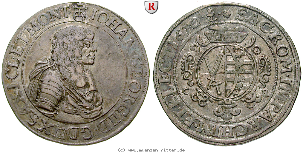 Klicken Sie auf das Bild um es auf Ihrem Rechner zu speichern sachsen-johann-georg-ii-taler/75565.jpg