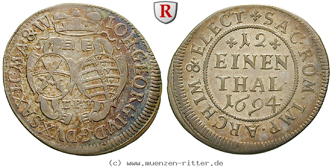 Klicken Sie auf das Bild um es auf Ihrem Rechner zu speichern sachsen-johann-georg-iv-1-12-taler/89238.jpg