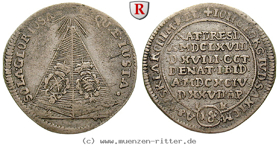 Klicken Sie auf das Bild um es auf Ihrem Rechner zu speichern sachsen-johann-georg-iv-1-24-taler/95126.jpg