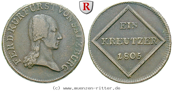 salzburg-bistum-erzherzog-ferdinand-von-oesterreich-kreuzer/54631.jpg