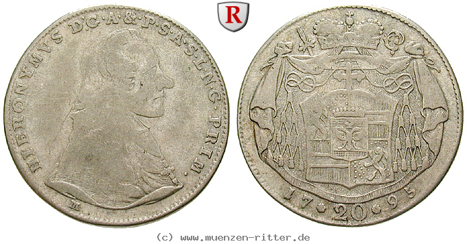 Klicken Sie auf das Bild um es auf Ihrem Rechner zu speichern salzburg-bistum-hieronymus-von-colloredo-20-kreuzer/54645.jpg