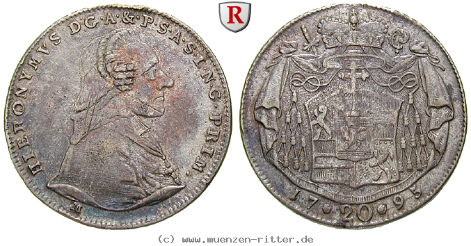 salzburg-bistum-hieronymus-von-colloredo-20-kreuzer/84071.jpg