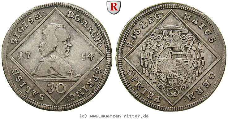 salzburg-bistum-sigismund-von-schrattenbach-30-kreuzer/93836.jpg