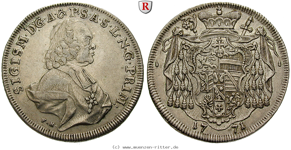 salzburg-bistum-sigismund-von-schrattenbach-taler/96107.jpg