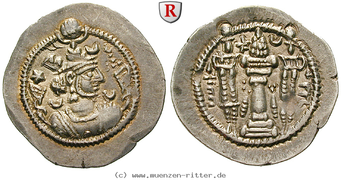 Klicken Sie auf das Bild um es auf Ihrem Rechner zu speichern sasaniden-firuz-i-drachme/40963.jpg