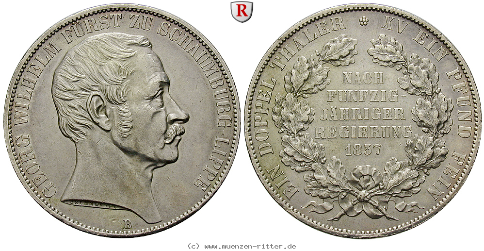 Klicken Sie auf das Bild um es auf Ihrem Rechner zu speichern schaumburg-georg-wilhelm-vereinsdoppeltaler/94157.jpg