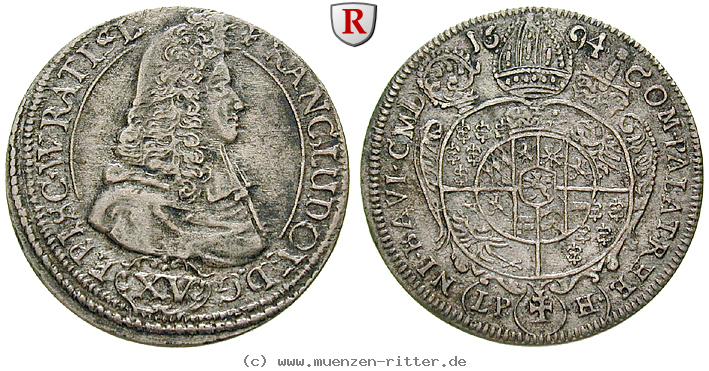 Klicken Sie auf das Bild um es auf Ihrem Rechner zu speichern schlesien-franz-ludwig-von-pfalz-neuburg-15-kreuzer/76652.jpg
