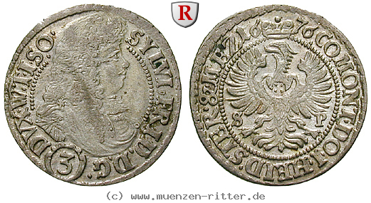 Klicken Sie auf das Bild um es auf Ihrem Rechner zu speichern schlesien-sylvius-friedrich-3-kreuzer/86136.jpg