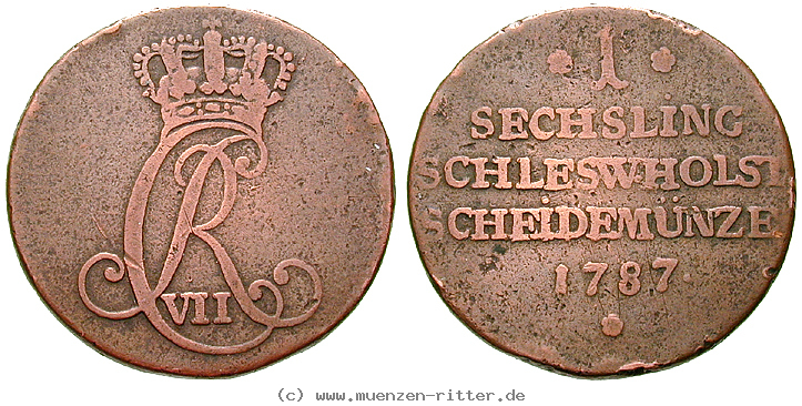 Klicken Sie auf das Bild um es auf Ihrem Rechner zu speichern schleswig-holstein-christian-vii-sechsling/eadt2771.jpg