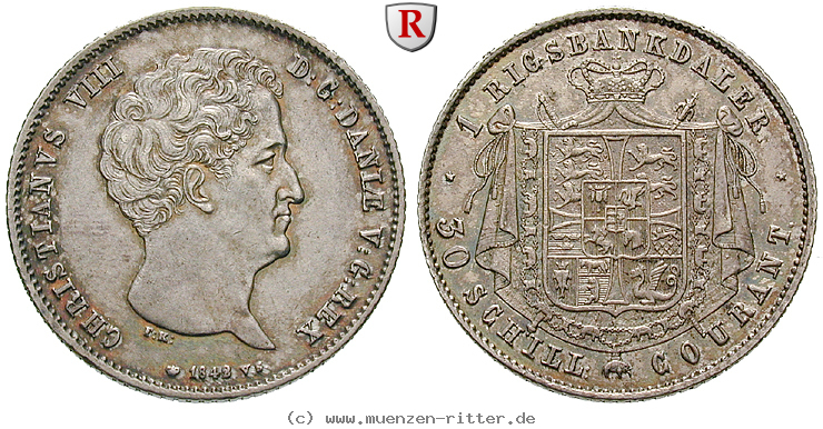 Klicken Sie auf das Bild um es auf Ihrem Rechner zu speichern schleswig-holstein-christian-viii-riksbankdaler/22591.jpg