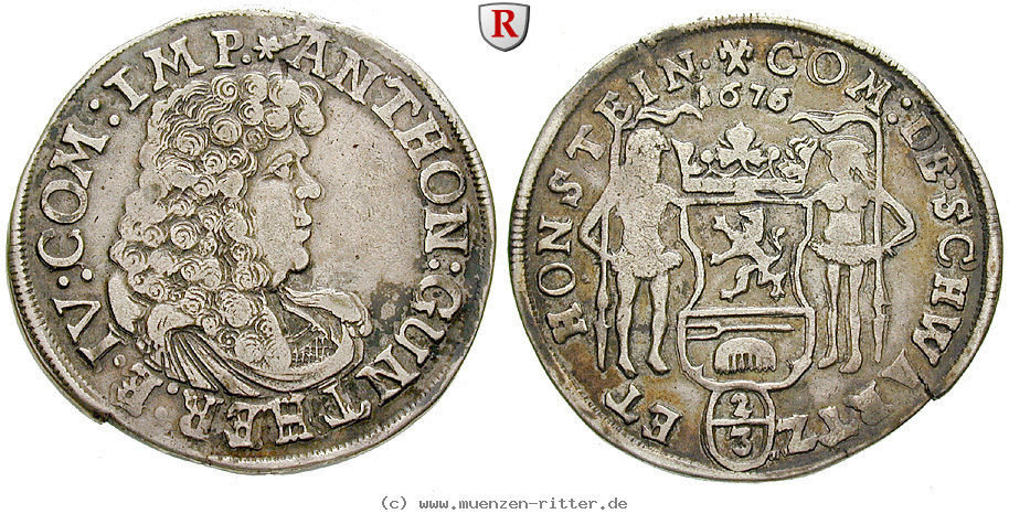 Klicken Sie auf das Bild um es auf Ihrem Rechner zu speichern schwarzburg-anton-guenther-ii-2-3-taler/51432.jpg