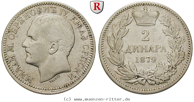 Klicken Sie auf das Bild um es auf Ihrem Rechner zu speichern serbien-milan-iv-obrenowitsch-prinz-2-dinara/51149.jpg