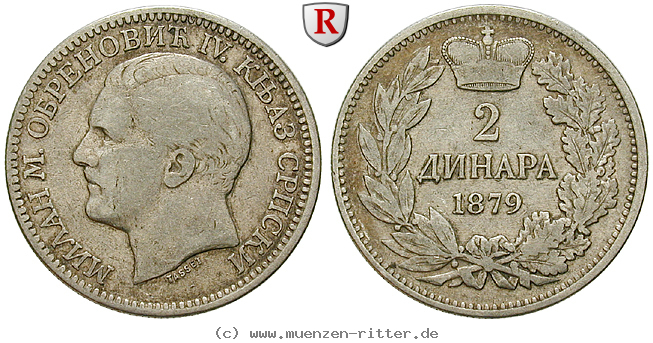 Klicken Sie auf das Bild um es auf Ihrem Rechner zu speichern serbien-milan-iv-obrenowitsch-prinz-2-dinara/57042.jpg