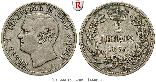 serbien-milan-iv-obrenowitsch-prinz-2-dinara/74110.jpg