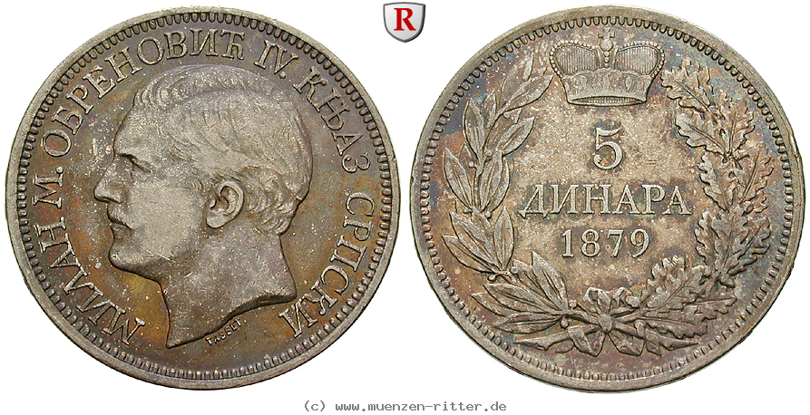 serbien-milan-iv-obrenowitsch-prinz-5-dinara/89157.jpg