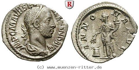 Klicken Sie auf das Bild um es auf Ihrem Rechner zu speichern severus-alexander-denar/102342.jpg