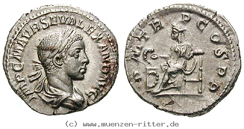 Klicken Sie auf das Bild um es auf Ihrem Rechner zu speichern severus-alexander-denar/23986.jpg