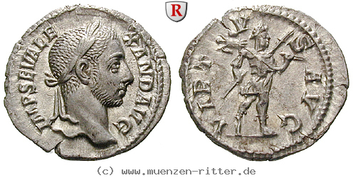 Klicken Sie auf das Bild um es auf Ihrem Rechner zu speichern severus-alexander-denar/23989.jpg