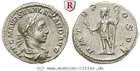 Klicken Sie auf das Bild um es auf Ihrem Rechner zu speichern severus-alexander-denar/40467.jpg