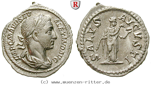 Klicken Sie auf das Bild um es auf Ihrem Rechner zu speichern severus-alexander-denar/45198.jpg