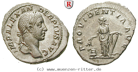 Klicken Sie auf das Bild um es auf Ihrem Rechner zu speichern severus-alexander-denar/54067.jpg