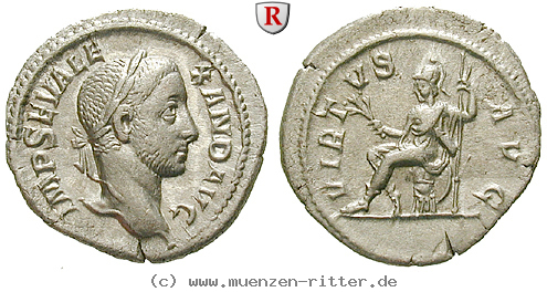 Klicken Sie auf das Bild um es auf Ihrem Rechner zu speichern severus-alexander-denar/54069.jpg