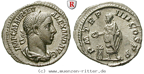 Klicken Sie auf das Bild um es auf Ihrem Rechner zu speichern severus-alexander-denar/62508.jpg