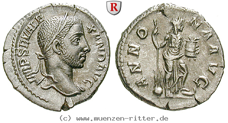Klicken Sie auf das Bild um es auf Ihrem Rechner zu speichern severus-alexander-denar/83493.jpg