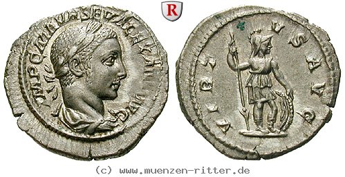 Klicken Sie auf das Bild um es auf Ihrem Rechner zu speichern severus-alexander-denar/97729.jpg