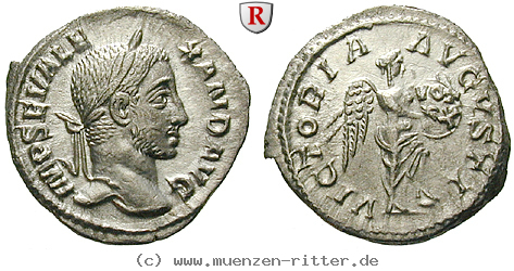 Klicken Sie auf das Bild um es auf Ihrem Rechner zu speichern severus-alexander-denar/97740.jpg