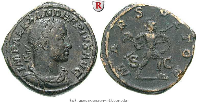 Klicken Sie auf das Bild um es auf Ihrem Rechner zu speichern severus-alexander-sesterz/102560.jpg