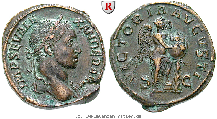 Klicken Sie auf das Bild um es auf Ihrem Rechner zu speichern severus-alexander-sesterz/91146.jpg